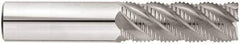 Niagara Cutter - 1/2" Diam, Fine Pitch, 5/8" LOC, 5 Flute Solid Carbide 45° Corner Chamfer Roughing End Mill - AlTiN Finish, 2-1/2" OAL, 1/2" Shank Diam, Single End, Centercutting, 45° Helix - Apex Tool & Supply