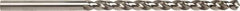 Guhring - Letter O, Parabolic Flute, Cobalt Taper Length Drill Bit - Bright Finish, 109mm Flute Length, 165mm OAL, Series 5536 - Apex Tool & Supply