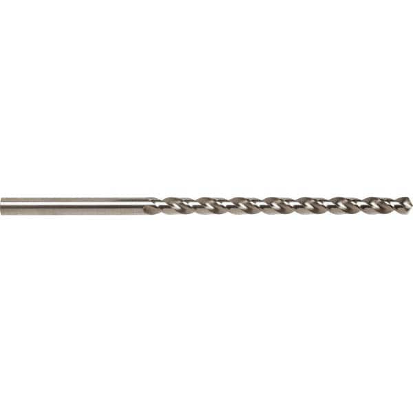 Taper Length Drill Bit: 0.2090″ Dia Bright/Uncoated, RH Cut, Parabolic Flute, Straight Shank, Series 5536