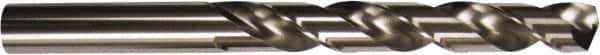 Guhring - 7.9mm 130° Cobalt Jobber Drill - Bright Finish, Right Hand Cut, Spiral Flute, Straight Shank, 117mm OAL, Split Point - Apex Tool & Supply