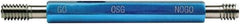 OSG - 5/8-11, Class 2B, Double End Plug Thread Go/No Go Gage - High Speed Steel, Handle Included - Apex Tool & Supply