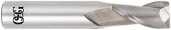 OSG - 1", 2 Flute, Single End, Solid Carbide, 1/8" Corner Radius End Mill - 4" OAL, 30° Helix, Right Hand Flute, 1-1/2" LOC, Right Hand Cut - Apex Tool & Supply