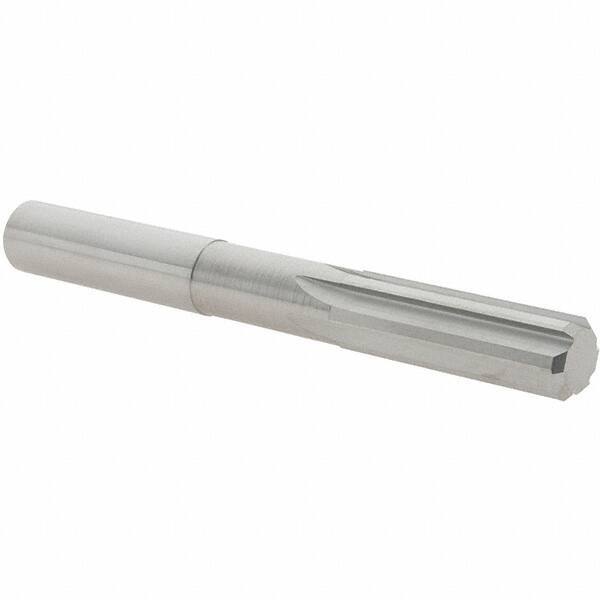 OSG - 13/32" Solid Carbide Chucking Reamer - Straight Flute, 3/8" Straight Shank, 1-1/4" Flute Length, 3-1/2" OAL - Apex Tool & Supply