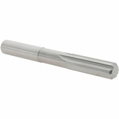 OSG - 13/32" Solid Carbide Chucking Reamer - Straight Flute, 3/8" Straight Shank, 1-1/4" Flute Length, 3-1/2" OAL - Apex Tool & Supply