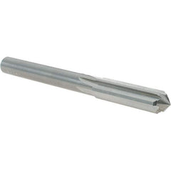 OSG - 5/16" Solid Carbide Chucking Reamer - Straight Flute, 9/32" Straight Shank, 1-1/8" Flute Length, 3-1/4" OAL - Apex Tool & Supply