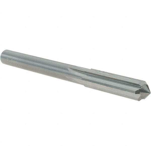OSG - 7.9mm Solid Carbide Chucking Reamer - Straight Flute, 7.14mm Straight Shank, 29mm Flute Length, 83mm OAL - Apex Tool & Supply