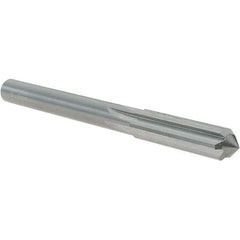 OSG - 7.9mm Solid Carbide Chucking Reamer - Straight Flute, 7.14mm Straight Shank, 29mm Flute Length, 83mm OAL - Apex Tool & Supply