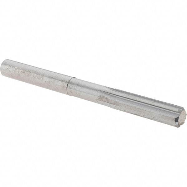 OSG - 7.4mm Solid Carbide Chucking Reamer - Straight Flute, 7.4mm Straight Shank, 29mm Flute Length, 83mm OAL - Apex Tool & Supply