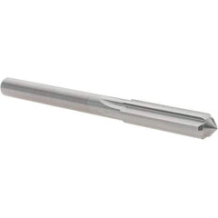 OSG - 9/32" Solid Carbide Chucking Reamer - Straight Flute, 1/4" Straight Shank, 1-1/8" Flute Length, 3-1/4" OAL - Apex Tool & Supply