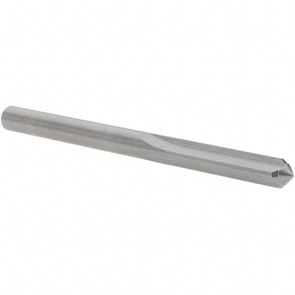 OSG - 5.7mm Solid Carbide Chucking Reamer - Straight Flute, 5.56mm Straight Shank, 25mm Flute Length, 76mm OAL - Apex Tool & Supply