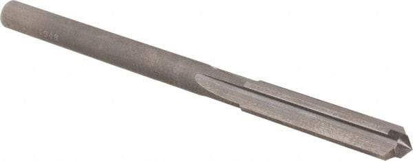 OSG - #4 Solid Carbide Chucking Reamer - Straight Flute, 3/16" Straight Shank, 1" Flute Length, 3" OAL - Apex Tool & Supply