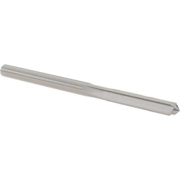 OSG - #9 Solid Carbide Chucking Reamer - Straight Flute, 3/16" Straight Shank, 1" Flute Length, 3" OAL - Apex Tool & Supply