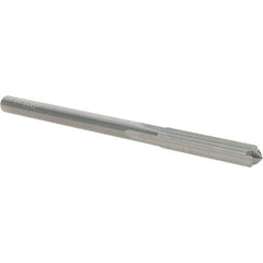OSG - #18 Solid Carbide Chucking Reamer - Straight Flute, 5/32" Straight Shank, 7/8" Flute Length, 2-3/4" OAL - Apex Tool & Supply