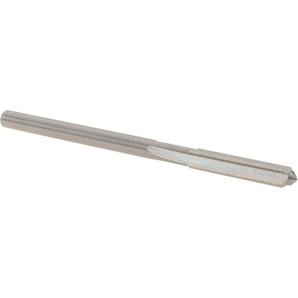 OSG - #22 Solid Carbide Chucking Reamer - Straight Flute, 9/64" Straight Shank, 3/4" Flute Length, 2-1/2" OAL - Apex Tool & Supply