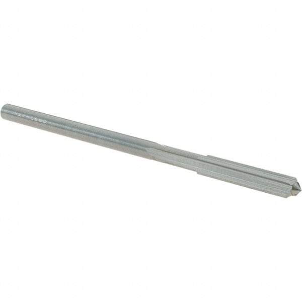 OSG - #30 Solid Carbide Chucking Reamer - Straight Flute, 7/64" Straight Shank, 5/8" Flute Length, 2-1/4" OAL - Apex Tool & Supply