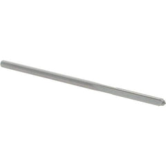 OSG - #38 Solid Carbide Chucking Reamer - Straight Flute, 3/32" Straight Shank, 5/8" Flute Length, 2-1/4" OAL - Apex Tool & Supply