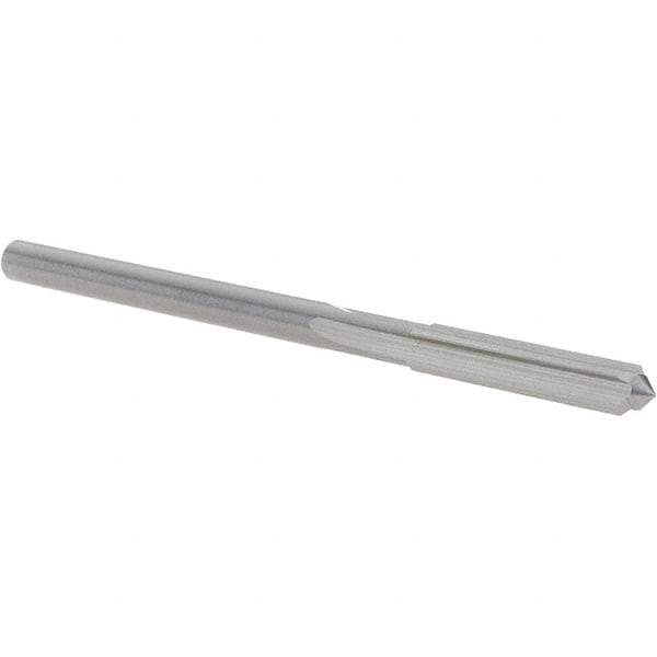 OSG - 4mm Solid Carbide Chucking Reamer - Straight Flute, 3.57mm Straight Shank, 19mm Flute Length, 64mm OAL - Apex Tool & Supply