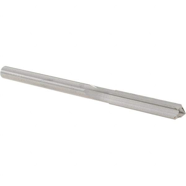 OSG - 13/64" Solid Carbide Chucking Reamer - Straight Flute, 3/16" Straight Shank, 1" Flute Length, 3" OAL - Apex Tool & Supply