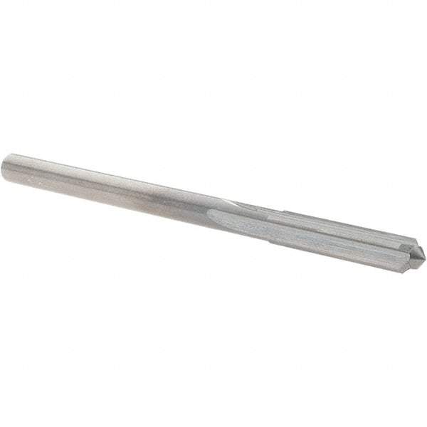 OSG - 3.9mm Solid Carbide Chucking Reamer - Straight Flute, 3.57mm Straight Shank, 19mm Flute Length, 64mm OAL - Apex Tool & Supply