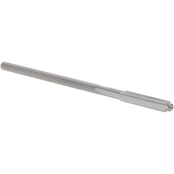 OSG - 2.4mm Solid Carbide Chucking Reamer - Straight Flute, 1.98mm Straight Shank, 12mm Flute Length, 50mm OAL - Apex Tool & Supply