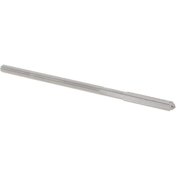 OSG - 2.3mm Solid Carbide Chucking Reamer - Straight Flute, 1.98mm Straight Shank, 12mm Flute Length, 50mm OAL - Apex Tool & Supply