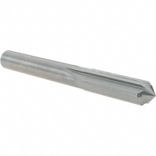 OSG - 10mm Solid Carbide Chucking Reamer - Straight Flute, 9.53mm Straight Shank, 32mm Flute Length, 89mm OAL - Apex Tool & Supply