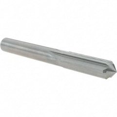 OSG - 10mm Solid Carbide Chucking Reamer - Straight Flute, 9.53mm Straight Shank, 32mm Flute Length, 89mm OAL - Apex Tool & Supply