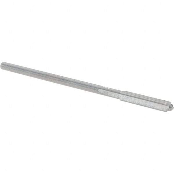 OSG - 3/32" Solid Carbide Chucking Reamer - Straight Flute, 5/64" Straight Shank, 1/2" Flute Length, 2" OAL - Apex Tool & Supply