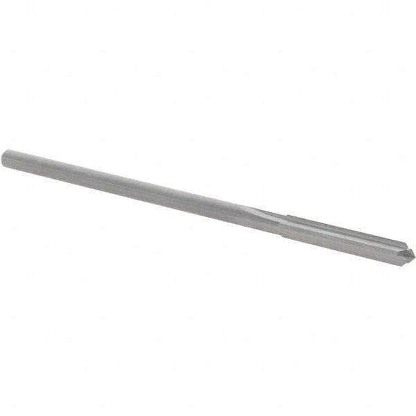 OSG - 2.7mm Solid Carbide Chucking Reamer - Straight Flute, 2.38mm Straight Shank, 16mm Flute Length, 57mm OAL - Apex Tool & Supply