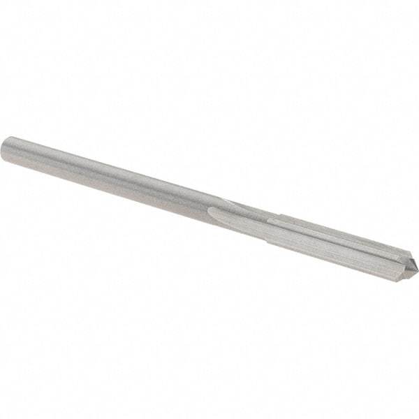 OSG - 5/32" Solid Carbide Chucking Reamer - Straight Flute, 9/64" Straight Shank, 3/4" Flute Length, 2-1/2" OAL - Apex Tool & Supply