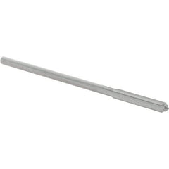 OSG - #35 Solid Carbide Chucking Reamer - Straight Flute, 3/32" Straight Shank, 5/8" Flute Length, 2-1/4" OAL - Apex Tool & Supply