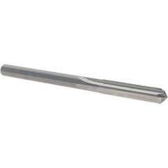 OSG - #6 Solid Carbide Chucking Reamer - Straight Flute, 3/16" Straight Shank, 1" Flute Length, 3" OAL - Apex Tool & Supply