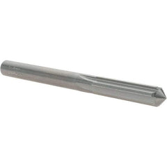 OSG - 7.8mm Solid Carbide Chucking Reamer - Straight Flute, 7.14mm Straight Shank, 29mm Flute Length, 83mm OAL - Apex Tool & Supply