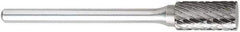 OSG - 6mm Cut Diam, 6mm Shank Diam, Tree with Radius Head Burr - Carbide, Radius End, 12mm LOC, 50mm OAL - Apex Tool & Supply