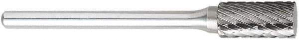 OSG - 6mm Cut Diam, 6mm Shank Diam, Tree Head Burr - Carbide, Point End, 12mm LOC, 50mm OAL - Apex Tool & Supply