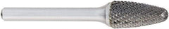 OSG - 6mm Cut Diam, 6mm Shank Diam, Tree Head Burr - Carbide, Point End, 16mm LOC, 50mm OAL - Apex Tool & Supply