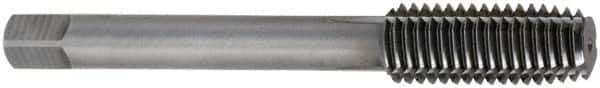 OSG - M5x0.80 Metric Coarse H6 Thread Limit Plug Thread Forming Tap - Solid Carbide, Bright Finish, 60mm OAL, 22mm Thread Length, Right Hand Thread, Series 369 - Apex Tool & Supply