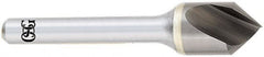 OSG - 1/4" Head Diam, 1/4" Shank Diam, 1 Flute 60° Solid Carbide Countersink - Apex Tool & Supply