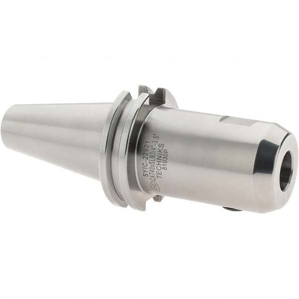 Techniks - CAT40 Taper Shank 3/4" Hole End Mill Holder/Adapter - Apex Tool & Supply