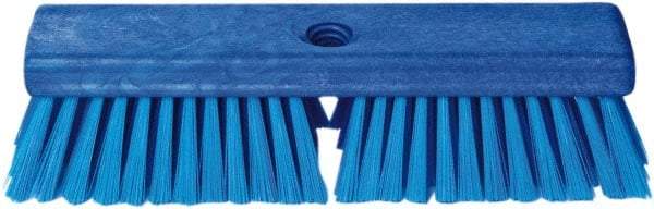 PRO-SOURCE - 1-3/4" Bristle Length, Polypropylene Food Service Brush - 10" Long x 2-1/2" Wide Head, Blue, Foam Block - Apex Tool & Supply