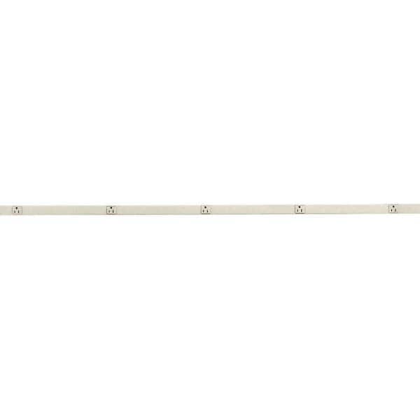 Hubbell Wiring Device-Kellems - 5 Outlets, 125 Volts, 15 Amps, 5' Cord, Power Outlet Strip - Exact Industrial Supply