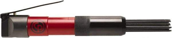 Chicago Pneumatic - 4,000 BPM, 1/2" Bore Diam, Pneumatic Inline Needle Scaler - 1/2" Needle Diam, 7" Needle Length, 1.3" Stroke Length, 4.1 CFM, 90 psi, 1/4 NPT Inlet - Apex Tool & Supply
