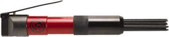 Chicago Pneumatic - 4,000 BPM, 1/2" Bore Diam, Pneumatic Inline Needle Scaler - 1/2" Needle Diam, 7" Needle Length, 1.3" Stroke Length, 4.1 CFM, 90 psi, 1/4 NPT Inlet - Apex Tool & Supply