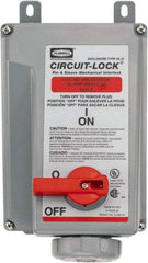 Hubbell Wiring Device-Kellems - 3 Phase, 480 VAC, 20 Amp, 5 hp, Interlock Receptacle - 3 Poles, Watertight, IEC 60309, Red - Apex Tool & Supply
