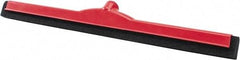 PRO-SOURCE - 24" Rubber Blade Floor Squeegee - Red - Apex Tool & Supply