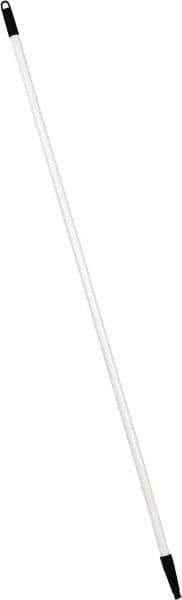 PRO-SOURCE - 60 x 1-1/4" Fiberglass Handle for Floor Squeegees & Push Brooms - Threaded Connection, White - Apex Tool & Supply