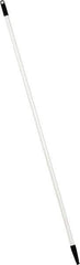 PRO-SOURCE - 60 x 1-1/4" Fiberglass Handle for Floor Squeegees & Push Brooms - Threaded Connection, White - Apex Tool & Supply