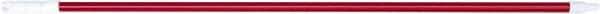 PRO-SOURCE - 60 x 1-1/4" Fiberglass Handle for Floor Squeegees & Push Brooms - Threaded Connection, Red - Apex Tool & Supply