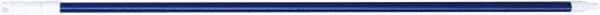 PRO-SOURCE - 60 x 1-1/4" Fiberglass Handle for Floor Squeegees & Push Brooms - Threaded Connection, Blue - Apex Tool & Supply