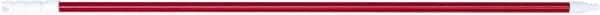 PRO-SOURCE - 54 x 1-1/4" Fiberglass Handle for Floor Squeegees & Push Brooms - Threaded Connection, Red - Apex Tool & Supply